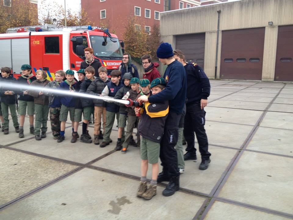 Sint-Martinus den XIIde - Bezoek Brandweer Welpen Kiewit